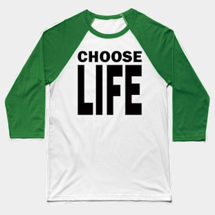 Choose Life - Retro 80's Baseball T-Shirt